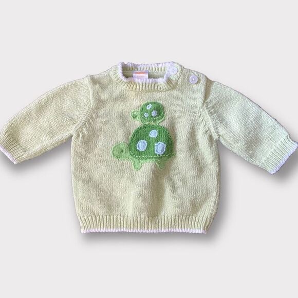 Y2K Gymboree Turtle Knit Sweater - Picture 1 of 5